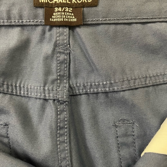 Men's Michael Kors Spring Chambray Lightweight Cotton Pants NWT Size 34 X 32 - Picture 4 of 7